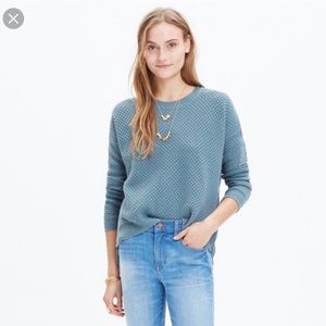 Madewell Landmark Side Zip Texture Sweater